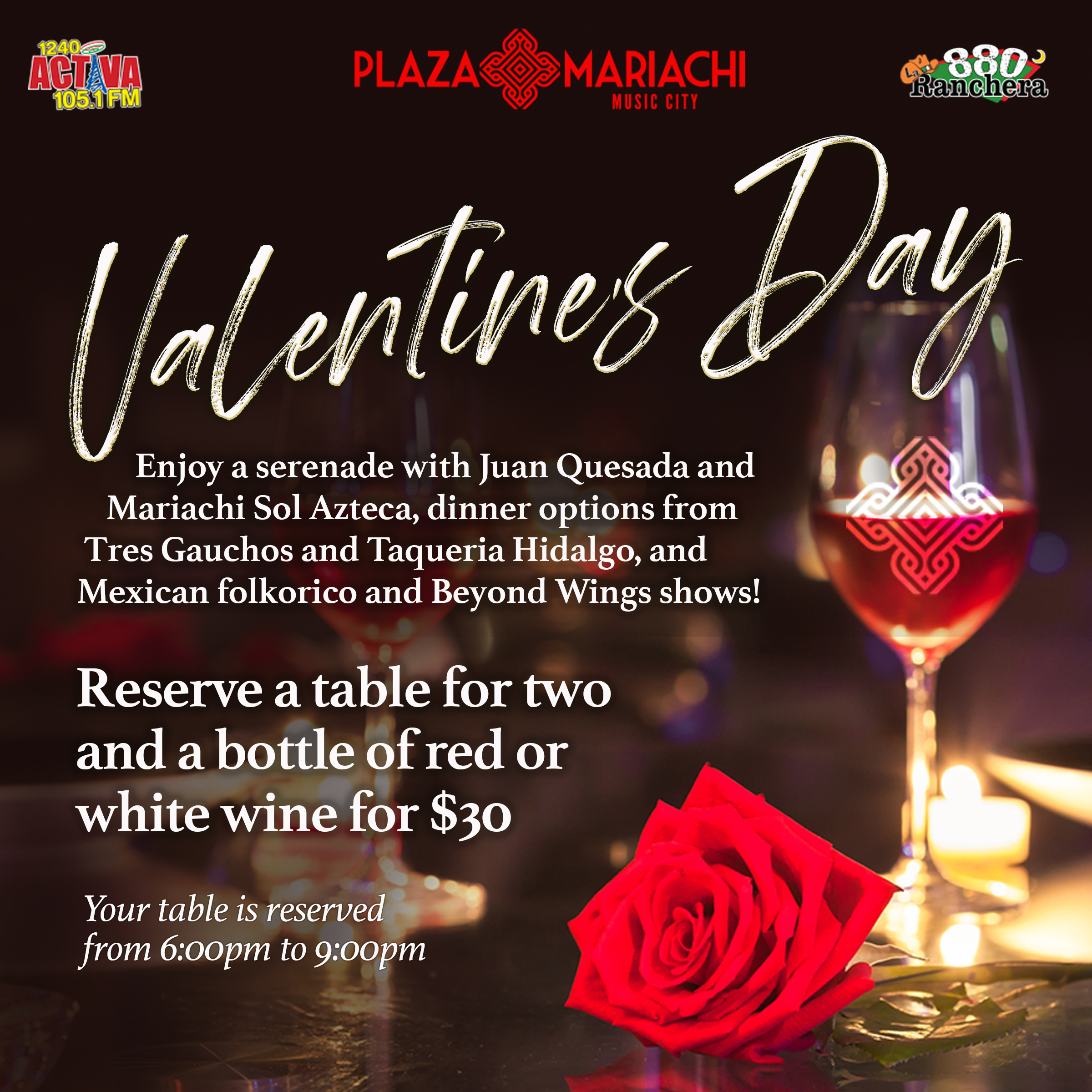 Valentine's Day at Plaza Mariachi