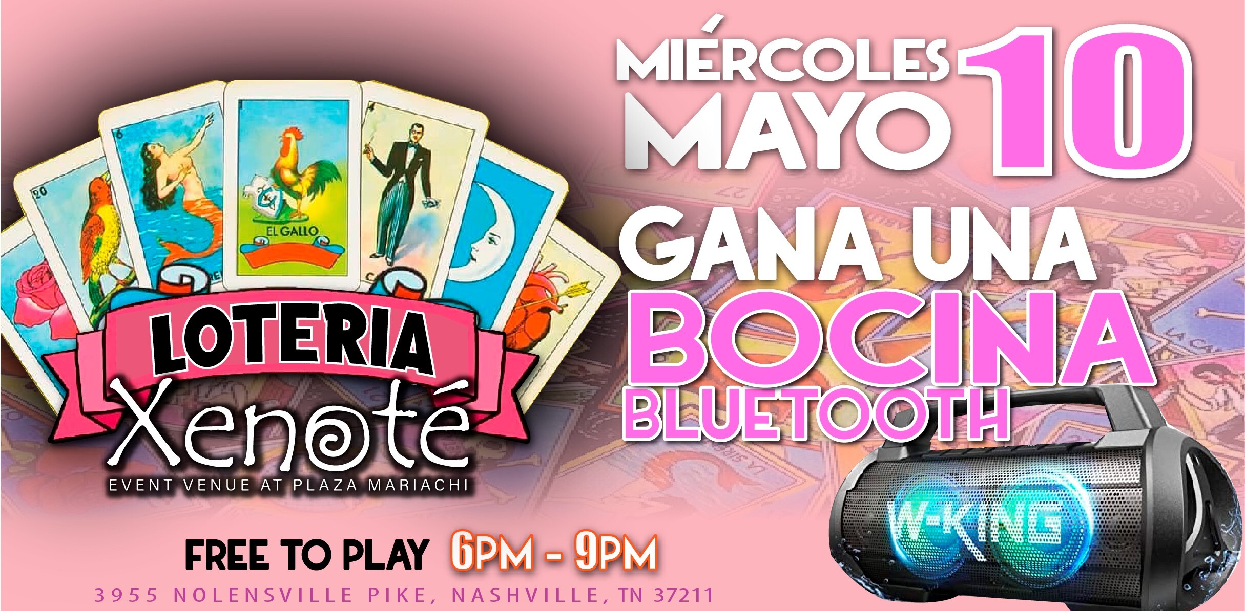 Loteria Night - Plaza Mariachi - Play Mexican Bingo!