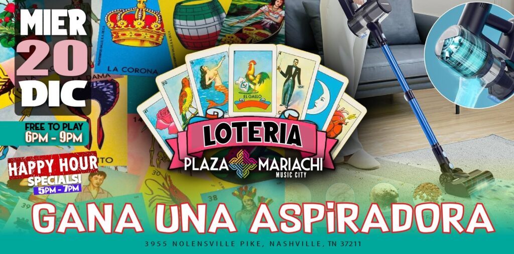 Free Loteria Night at Plaza Mariachi on December 20