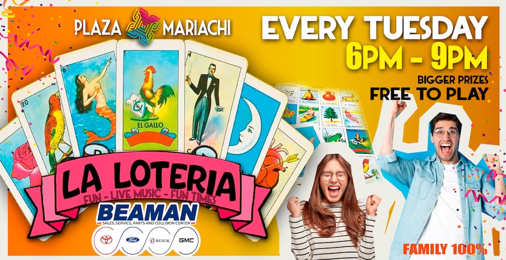 Loteria Night - Plaza Mariachi - Play Mexican Bingo!