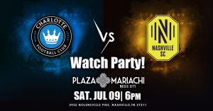 Nashville SC vs Charlotte Football Club Watch Party