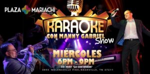 Karaoke with Manny Gabriel