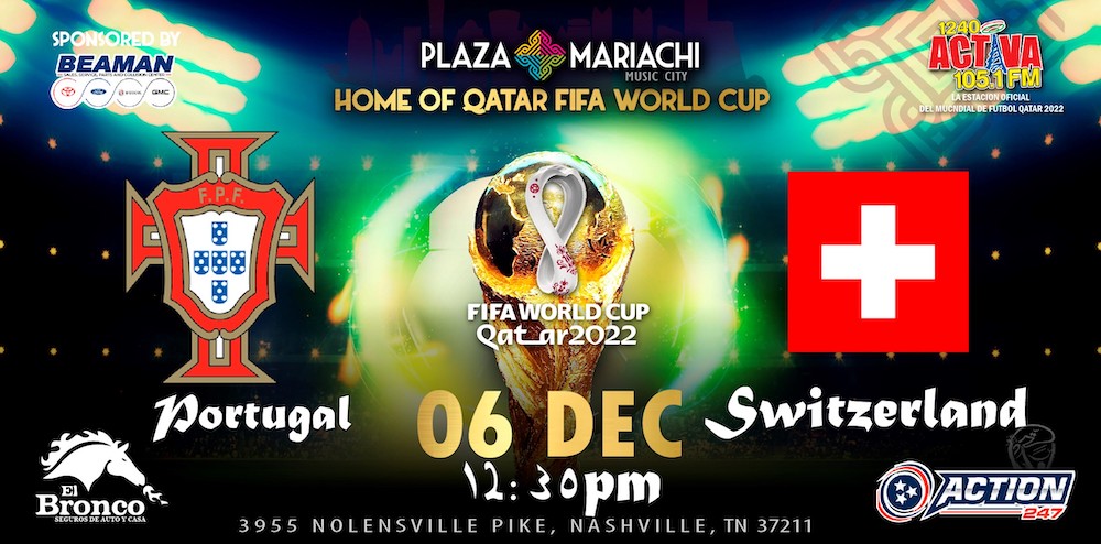 Portugal vs Switzerland World Cup Watch Party