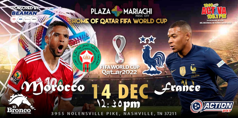 France vs Morocco watch party