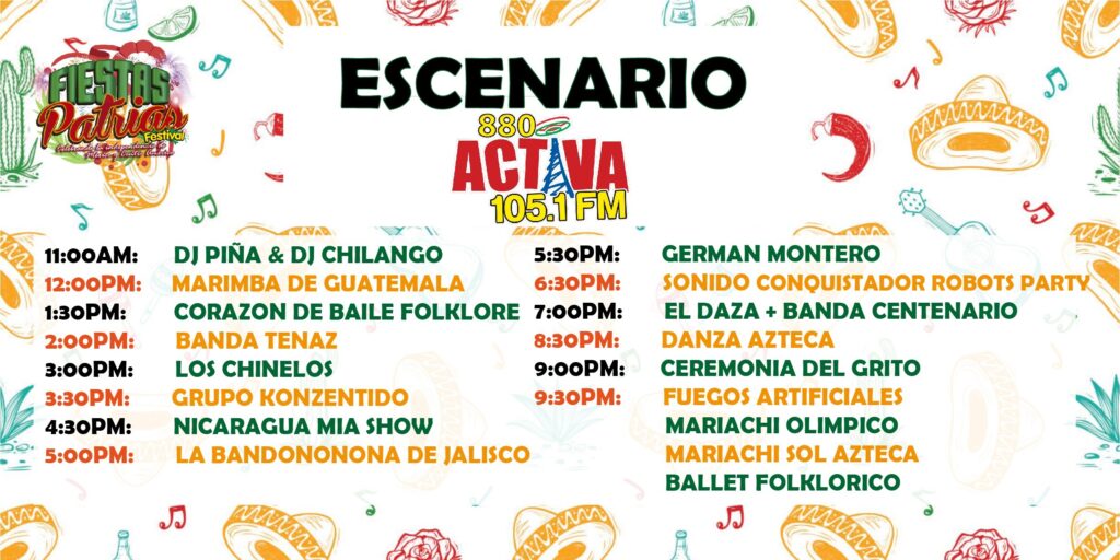 Activa Outdoor Stage Entertainment Schedule