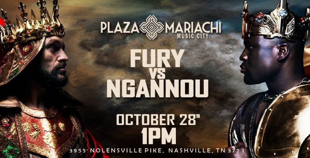 Fury vs Ngannou Fight Watch Party at Plaza Mariachi