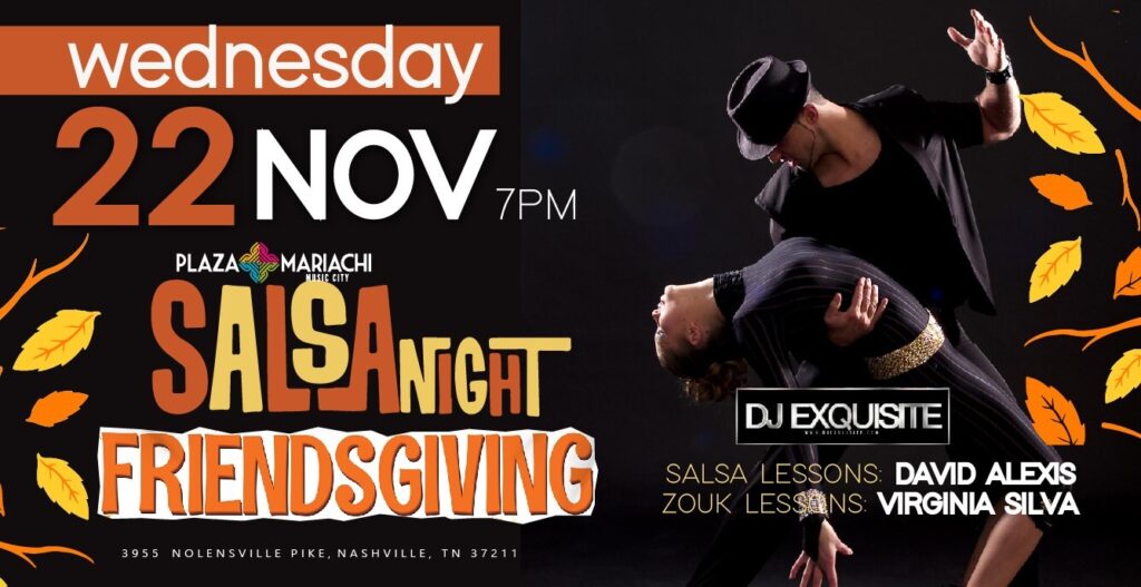 Friendsgiving Salsa Night on November 22, 2023