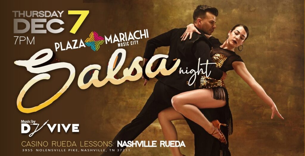 Salsa Night of social salsa dancing on December 7