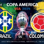 Brazil vs Colombia watch party at Plaza Mariachi with DJ Julian