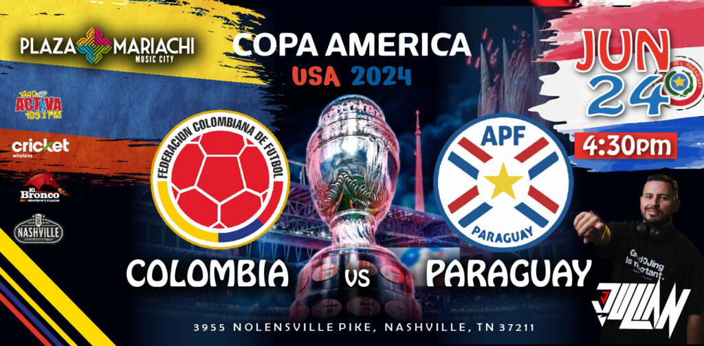 Colombia vs Paraguay Copa America Watch Party