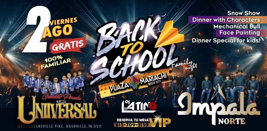 Plaza Mariachi's FREE Back to School Family Night!