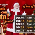 Free Pictures with Santa at Plaza Mariachi!