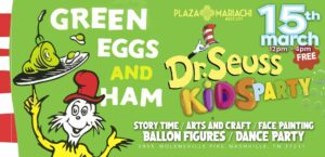 Dr Seuss Kid's Party. Green Eggs and Ham