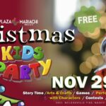 FREE Christmas Kids Party with Princess Belle at Plaza Mariachi