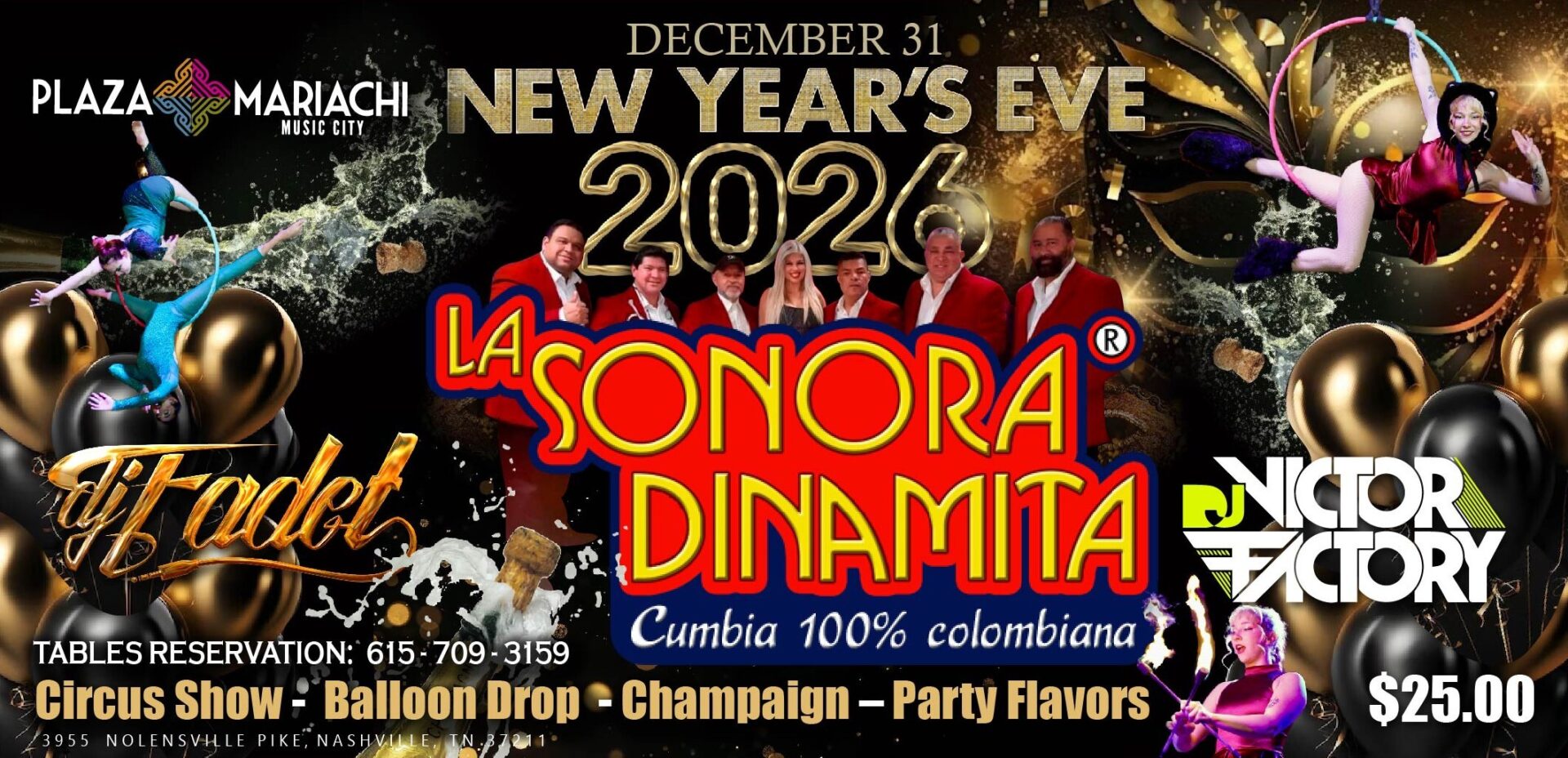 Midnight Masquerade New Year’s Eve Party