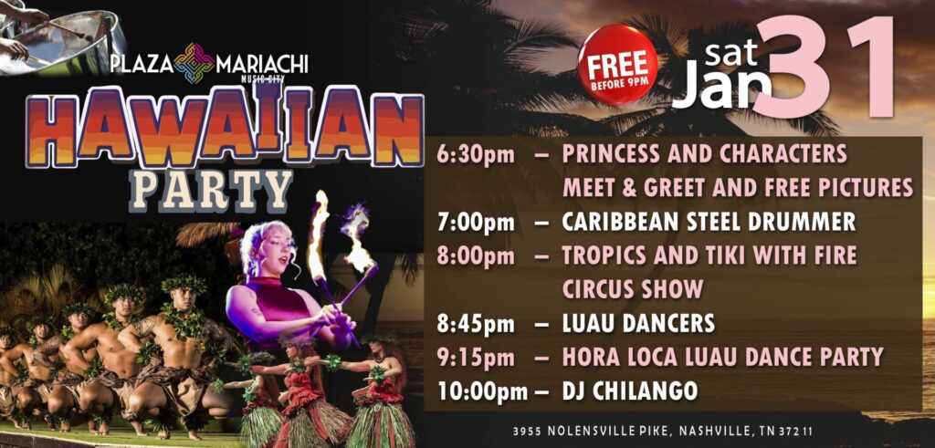 Hawaiian Party Dinner Show!