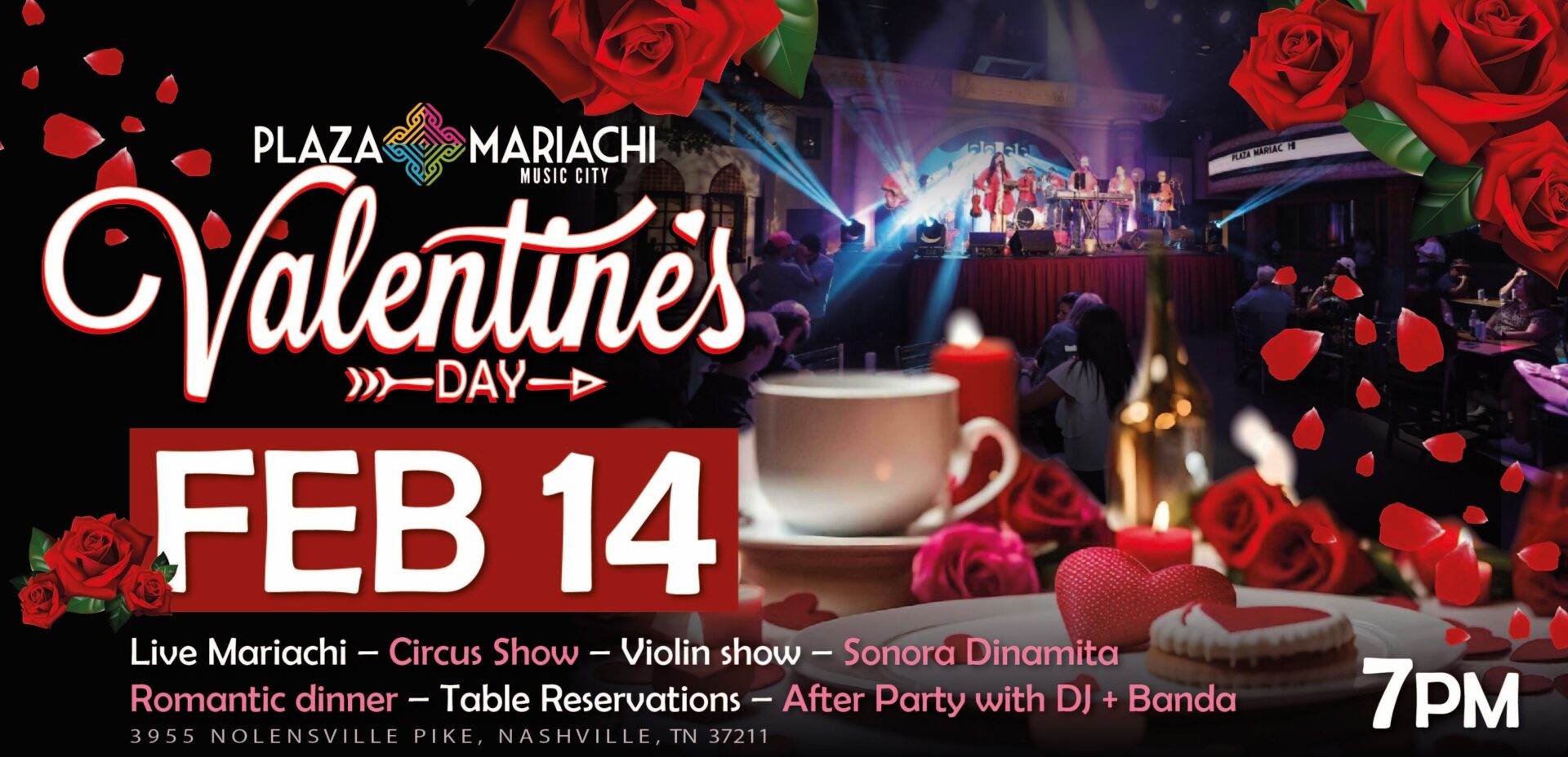 Valentine’s Day Dinner Show