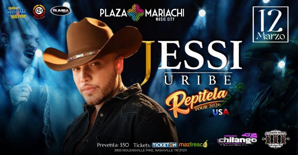 Jessi Uribe – Repítela Tour 2026