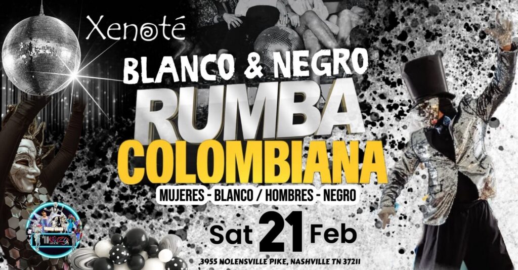 RUMBA COLOMBIANA – BLANCO & NEGRO