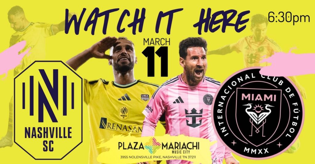 NASHVILLE SC vs INTER MIAMI Watch Party