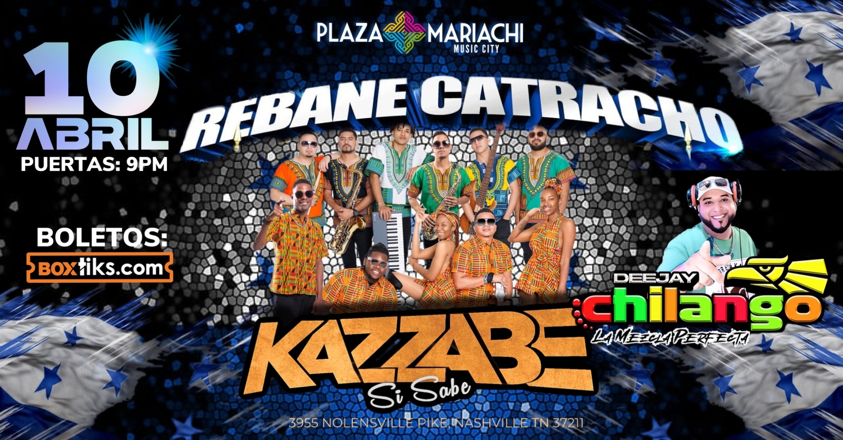 Concierto: REBANÉ CATRACHO & KAZABE