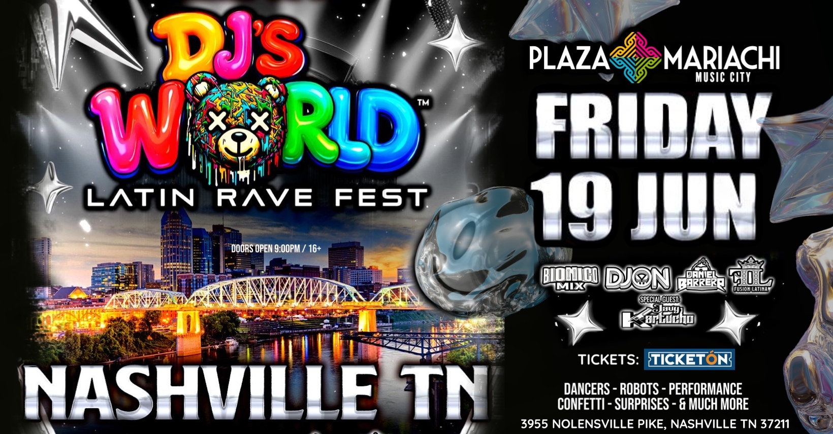 DJ’S WORLD LATIN RAVE FEST