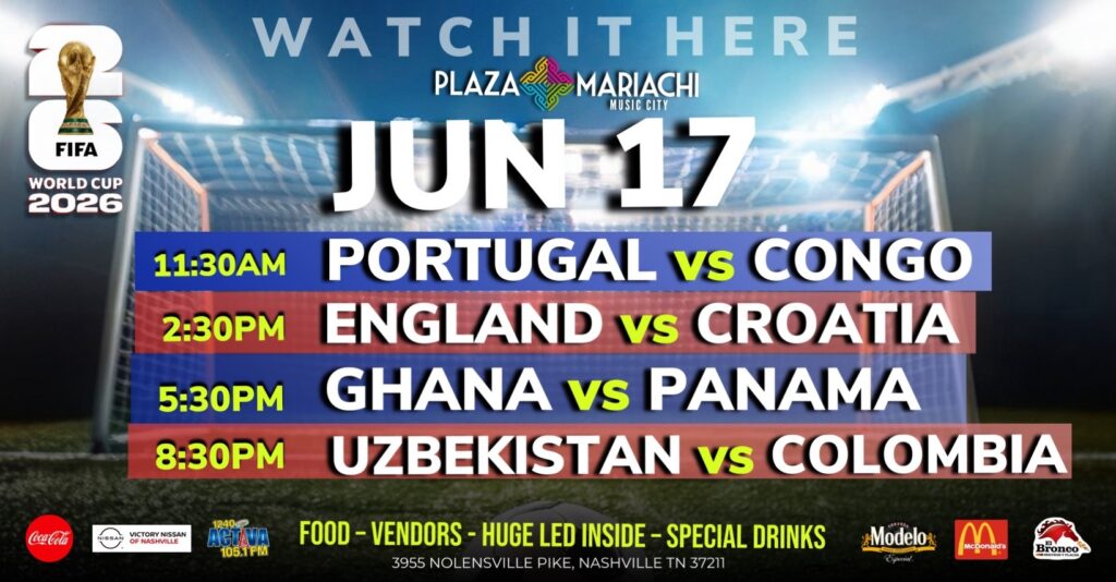 Colombia vs Uzbekistan World Cup Watch Party Nashville