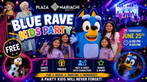 FREE BLUE RAVE KIDS PARTY