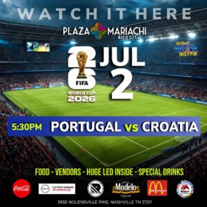 Portugal vs Croatia World Cup Watch Party Nashville