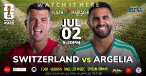 Switzerland vs Algeria World Cup Watch Party Nashville