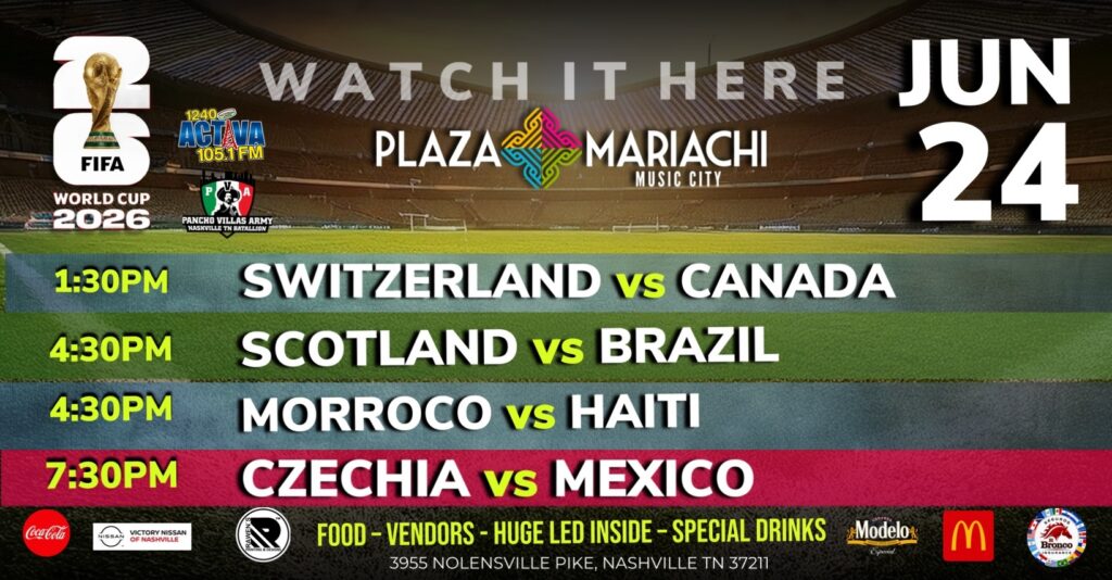 Mexico vs Czechia World Cup Watch Party Nashville