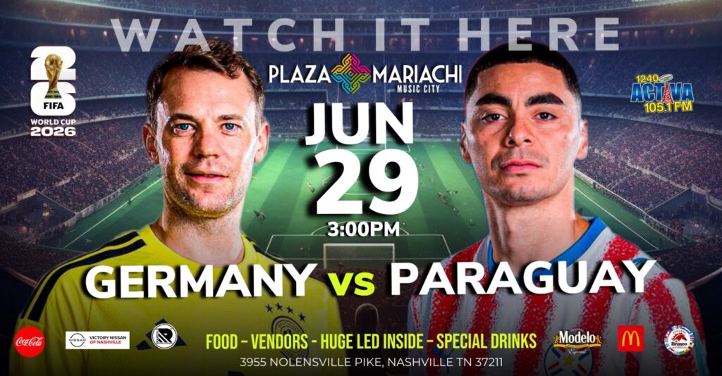 Germany vs Paraguay World Cup Watch Party Nashville