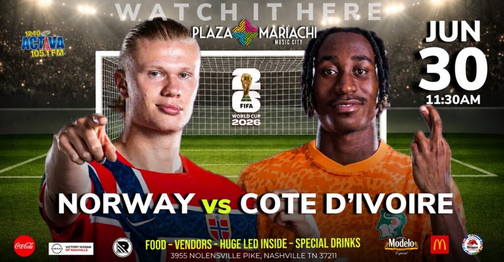 Norway vs Côte d’Ivoire World Cup Watch Party Nashville