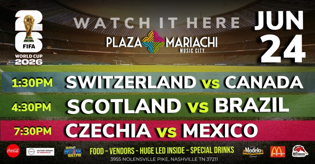 Czechia vs Mexico World Cup Watch Party Nashville
