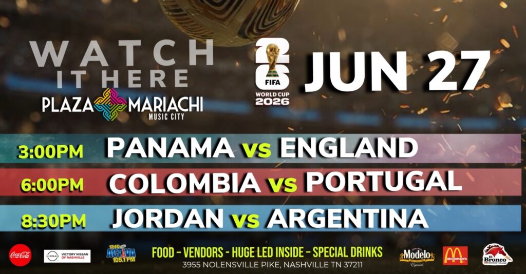 Colombia vs Portugal World Cup Watch Party Nashville