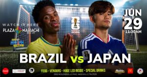 Brazil vs Japan World Cup Watch Party