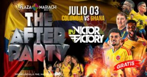 COLOMBIA WORLD CUP AFTER PARTY