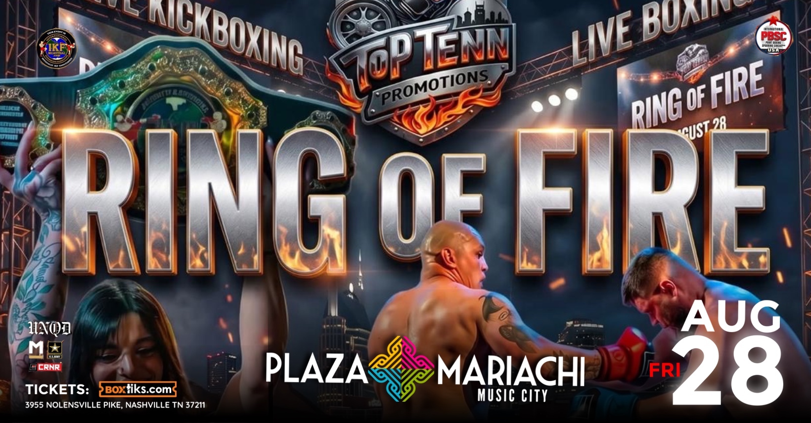 TopTenn Promotions: Live Boxing & Kickboxing