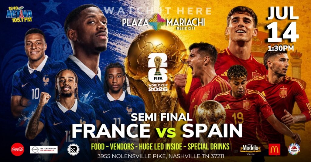 France vs Spain World Cup Watch Party Nashville