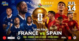 France vs Spain World Cup Watch Party Nashville