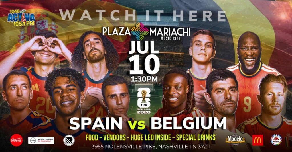 Spain vs Belgium World Cup Watch Party Nashville