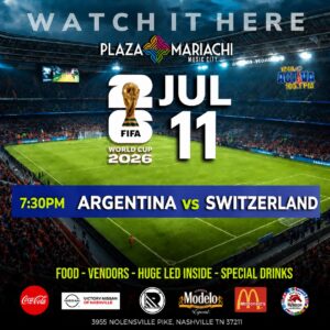 Argentina vs Switzerland World Cup Watch Party Nashville