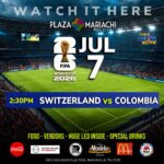 Switzerland vs Colombia World Cup Watch Party Nashville