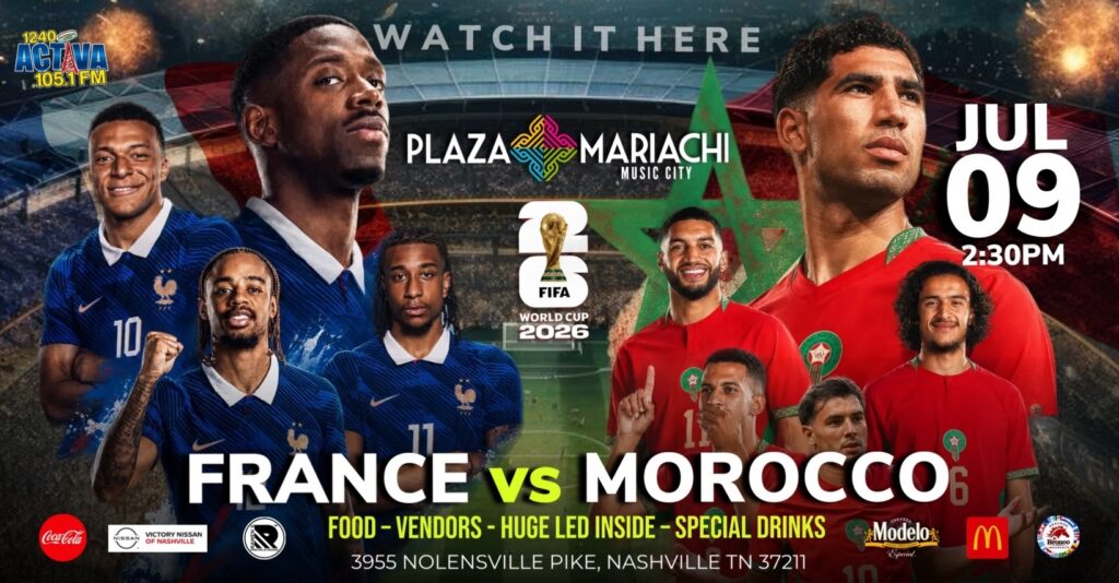 France vs Morocco World Cup Watch Party Nashville