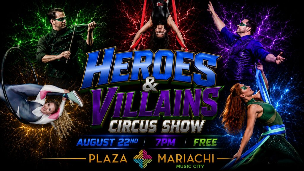 FREE Heroes & Villains Circus Show