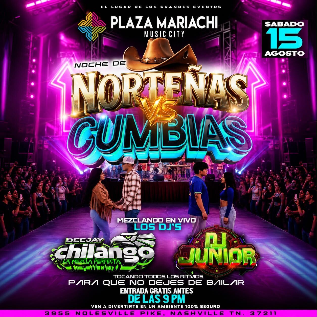 Norteñas vs Cumbias