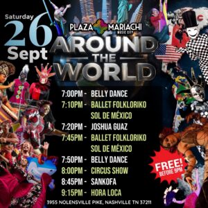 Free Around the world dinner show