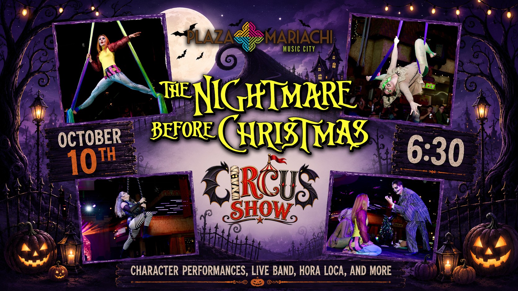 FREE Nightmare Before Christmas Circus Show